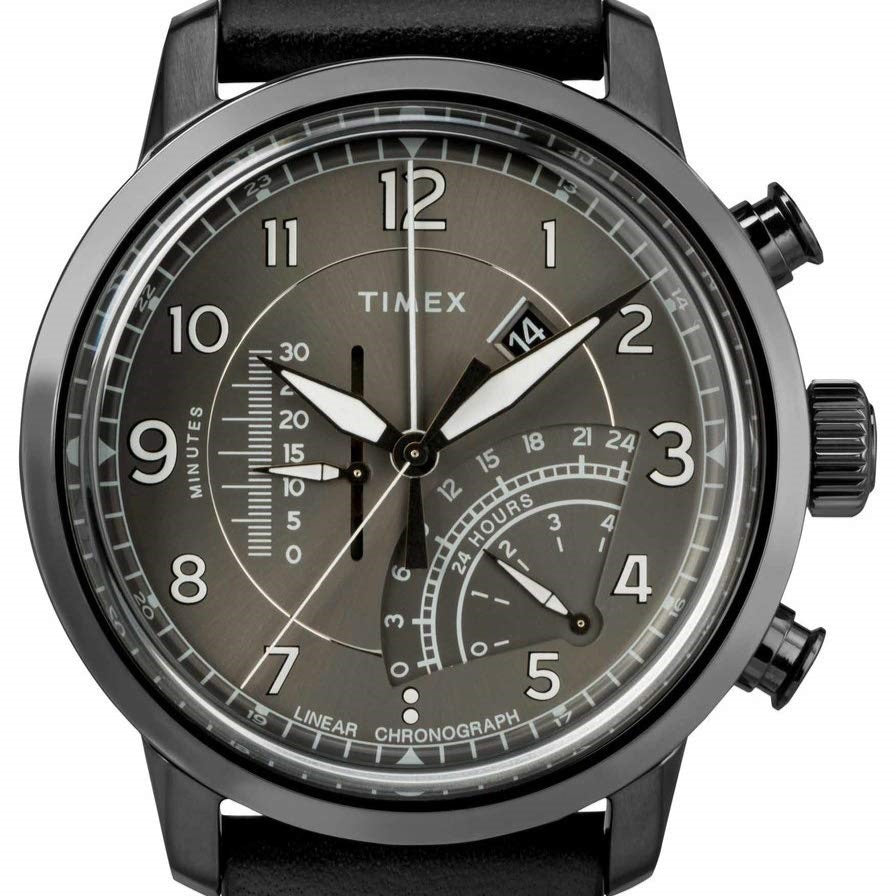 Timex Waterbury IQ Linear Chrono TW2R69000 Intelligent Quartz Herr