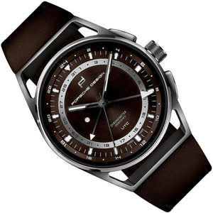 Porsche Design | 6023.4.05.003.07.2 | 1919 Globetimer UTC | Titan & Braun | Automatik | COSC Chronometer | GMT | Datumsanzeige | Saphirglas | Swiss Made | NEU OVP | mit Box & Papieren | COSC-Zertifikat | 2 Jahre Hersteller-Garantie