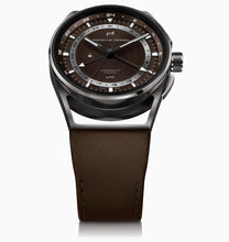 Laden Sie das Bild in den Galerie-Viewer, Porsche Design | 6023.4.05.003.07.2 | 1919 Globetimer UTC | Titan &amp; Braun | Automatik | COSC Chronometer | GMT | Datumsanzeige | Saphirglas | Swiss Made | NEU OVP | mit Box &amp; Papieren | COSC-Zertifikat | 2 Jahre Hersteller-Garantie